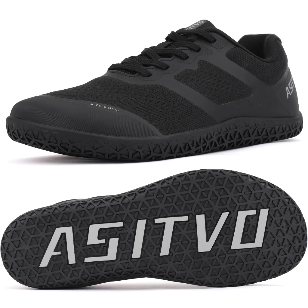 ASITVO Low-Profile Barefoot Sneaker in Black, view 2