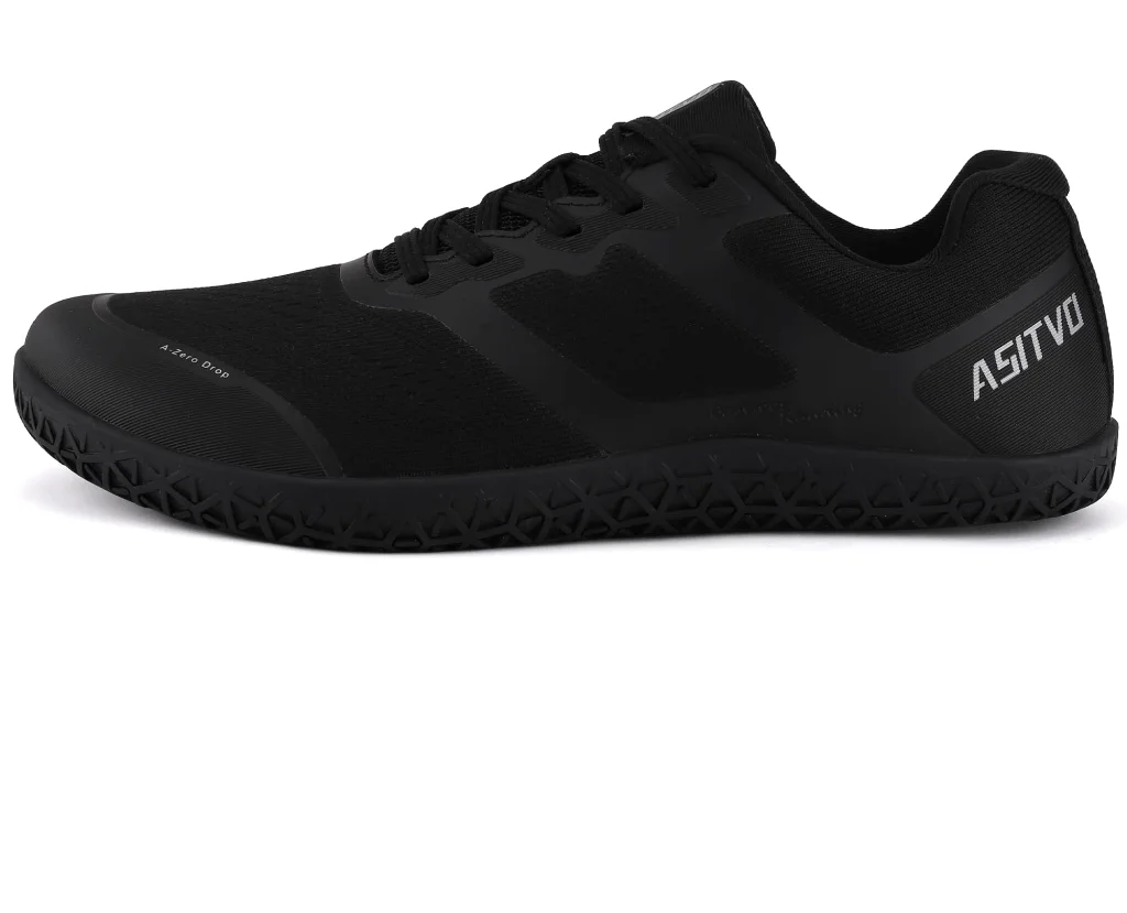 ASITVO Low-Profile Barefoot Sneaker in Black