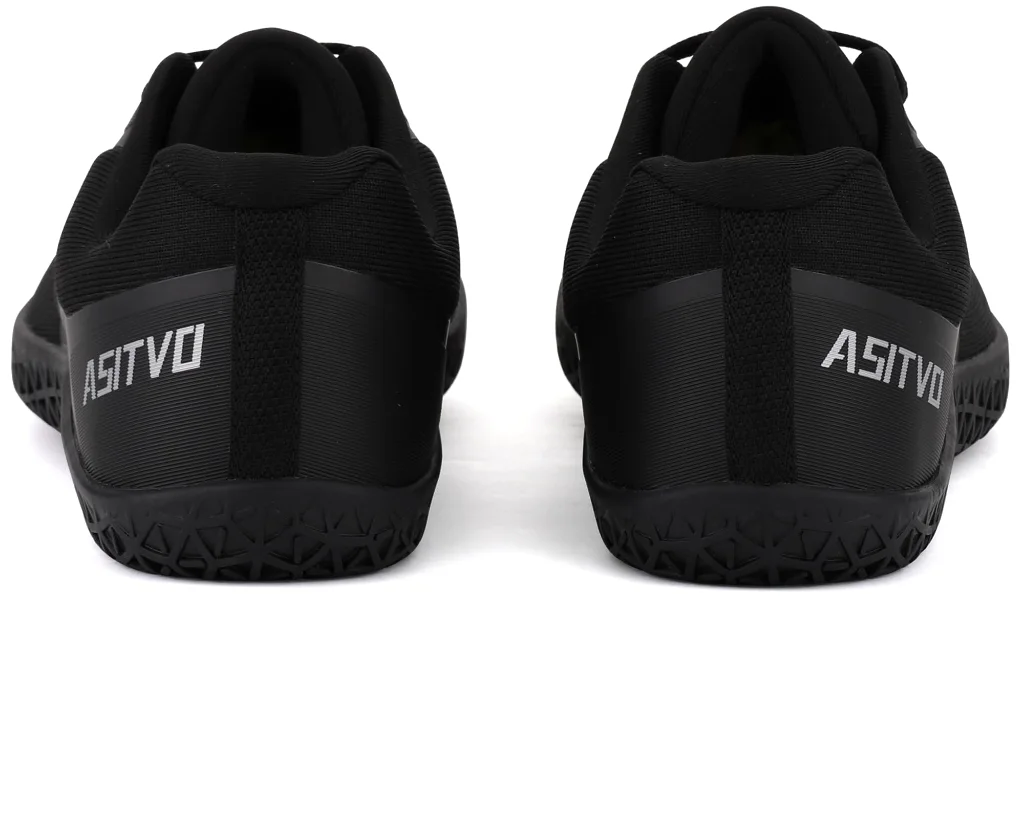 ASITVO Low-Profile Barefoot Sneaker in Black, view 6