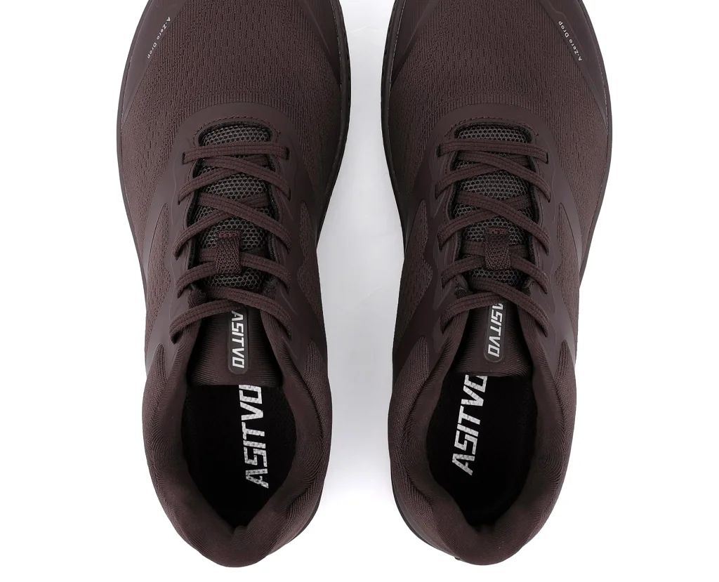 ASITVO Low-Profile Barefoot Sneaker in Dark Brown, view 4