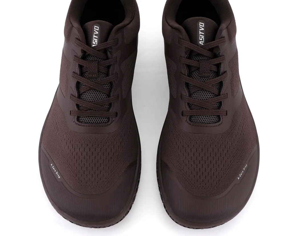 ASITVO Low-Profile Barefoot Sneaker in Dark Brown, view 5