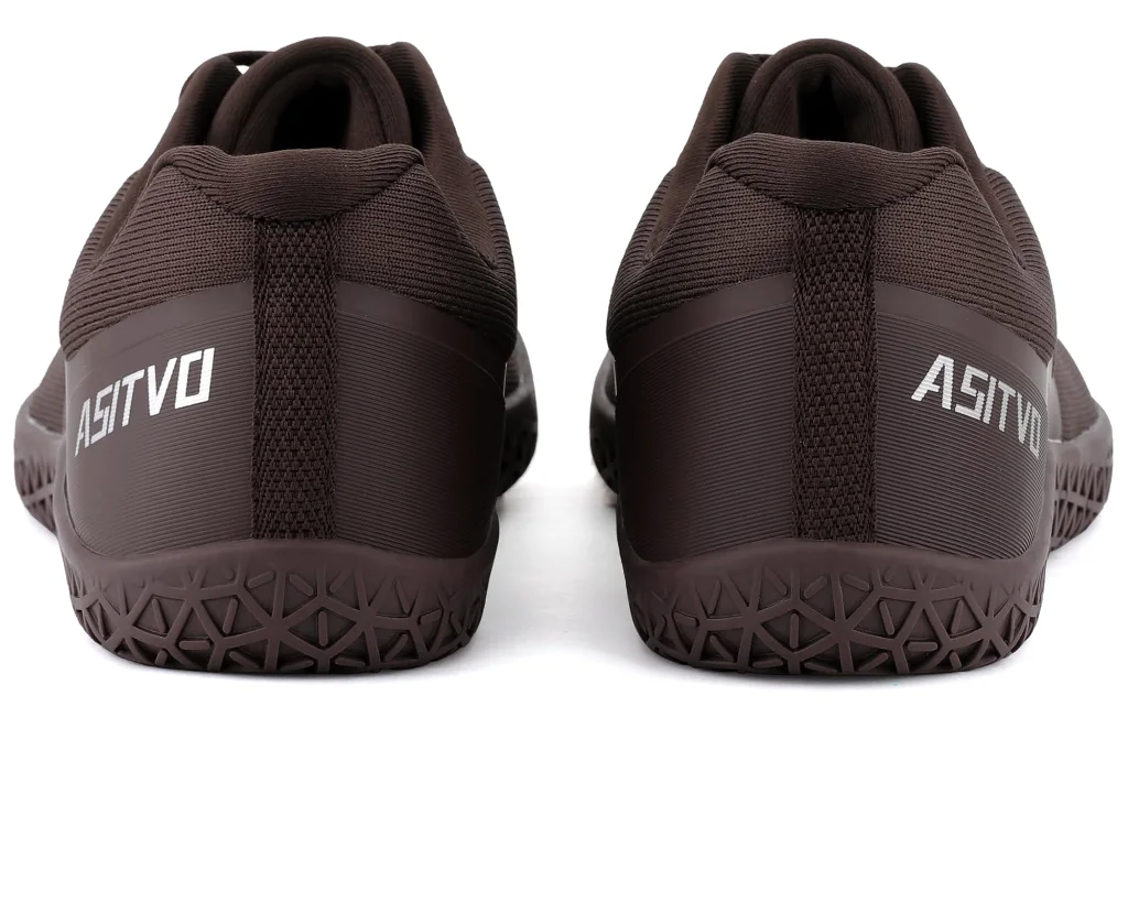 ASITVO Low-Profile Barefoot Sneaker in Dark Brown, view 6