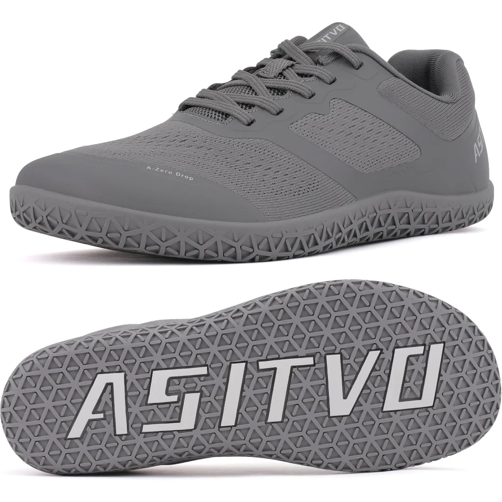 ASITVO Low-Profile Barefoot Sneaker in Dark Gray, view 2