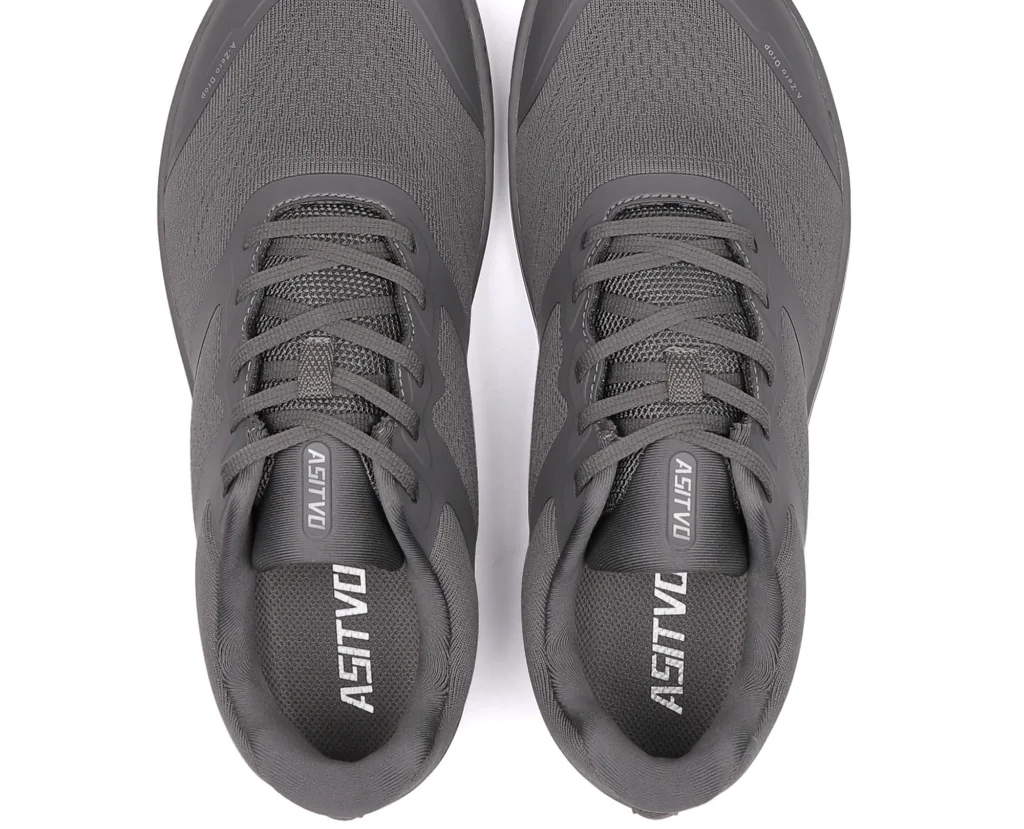ASITVO Low-Profile Barefoot Sneaker in Dark Gray, view 4