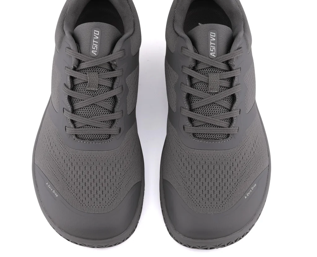 ASITVO Low-Profile Barefoot Sneaker in Dark Gray, view 5