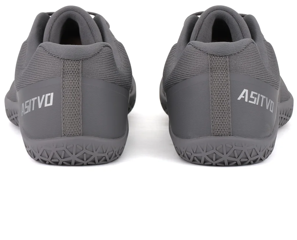 ASITVO Low-Profile Barefoot Sneaker in Dark Gray, view 6