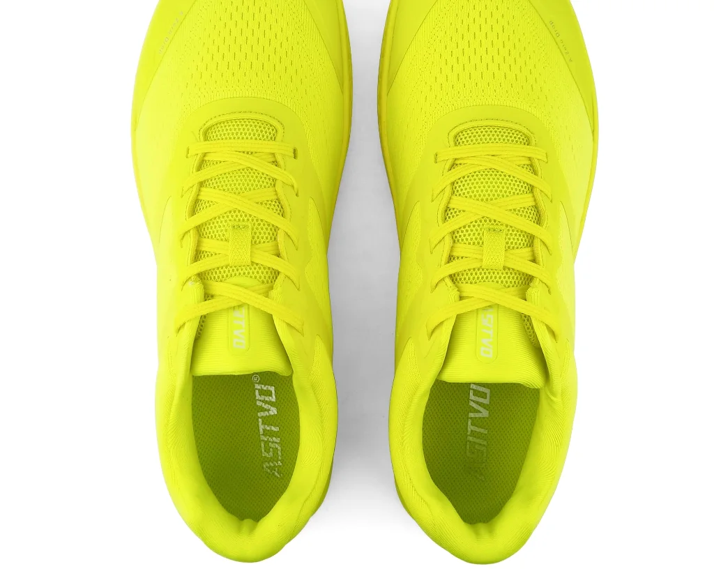 ASITVO Low-Profile Barefoot Sneaker in Fluorescent Yellow, view 4