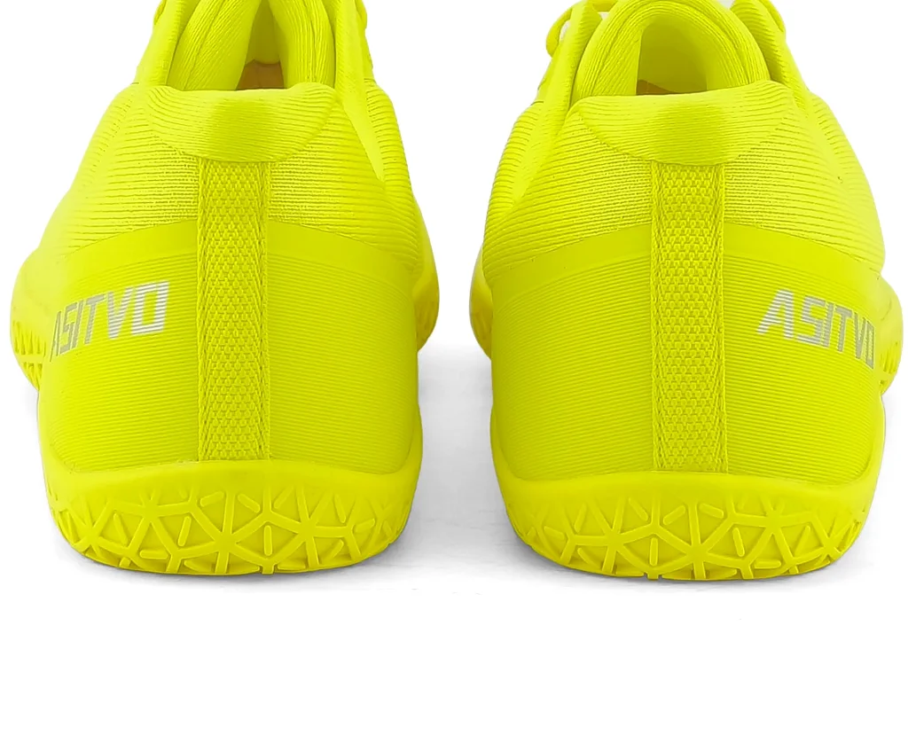 ASITVO Low-Profile Barefoot Sneaker in Fluorescent Yellow, view 6