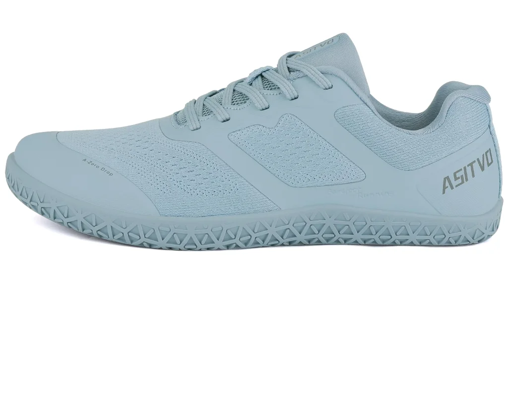 ASITVO Low-Profile Barefoot Sneaker in Gray Blue