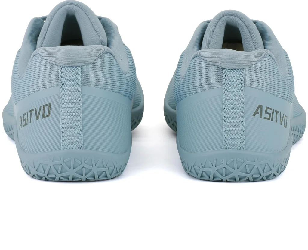 ASITVO Low-Profile Barefoot Sneaker in Gray Blue, view 6