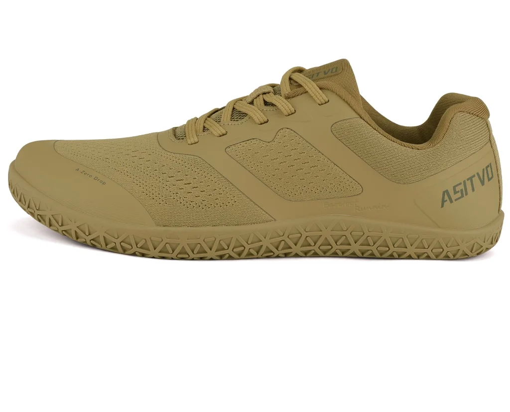 ASITVO Low-Profile Barefoot Sneaker in Light Brown