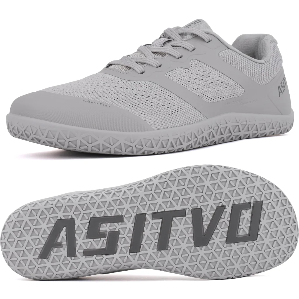 ASITVO Low-Profile Barefoot Sneaker in Light Gray, view 2
