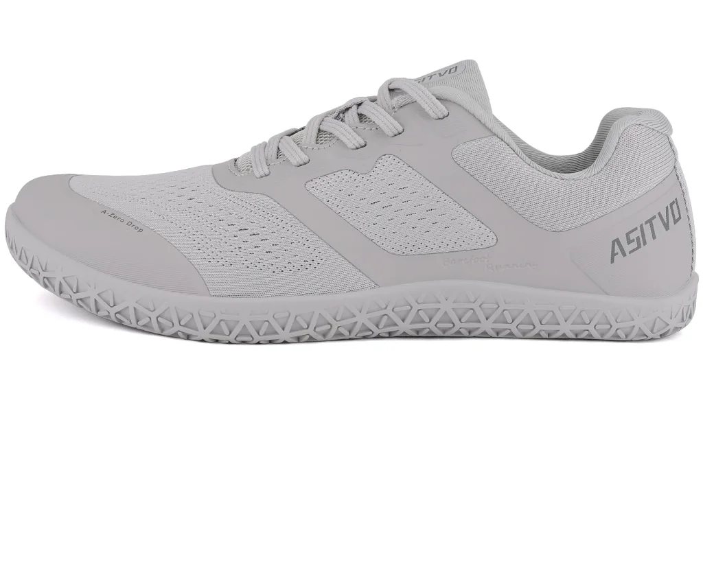 ASITVO Low-Profile Barefoot Sneaker in Light Gray