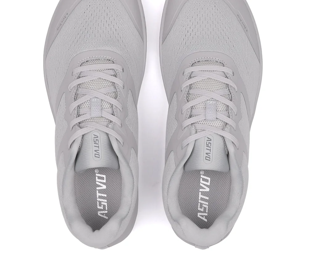 ASITVO Low-Profile Barefoot Sneaker in Light Gray, view 4