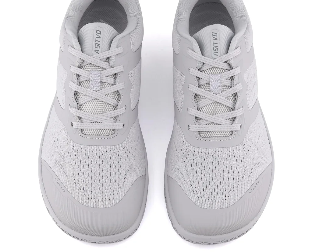 ASITVO Low-Profile Barefoot Sneaker in Light Gray, view 5