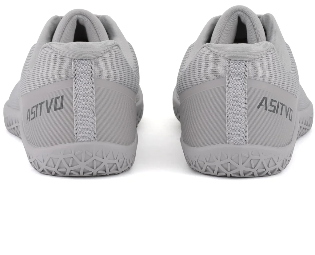 ASITVO Low-Profile Barefoot Sneaker in Light Gray, view 6