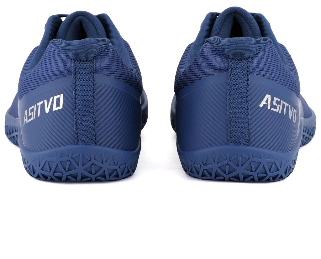 ASITVO Low-Profile Barefoot Sneaker in Navy Blue, view 6