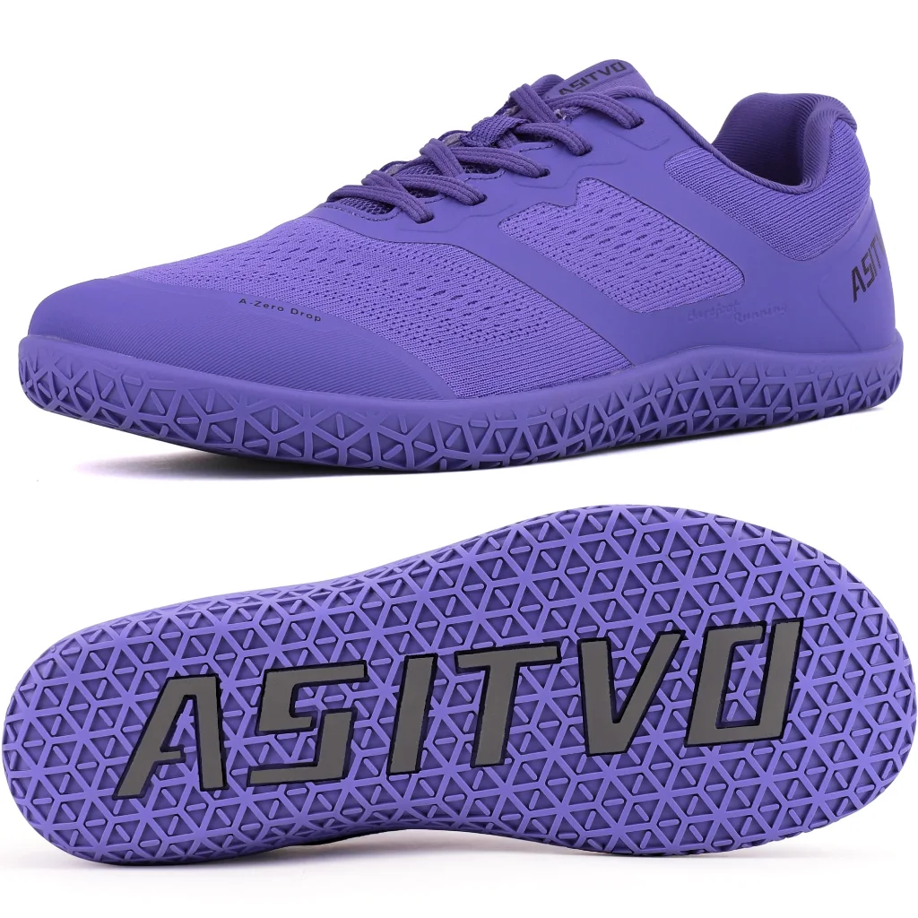 ASITVO Low-Profile Barefoot Sneaker in Purple, view 2