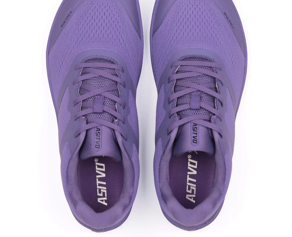 ASITVO Low-Profile Barefoot Sneaker in Purple, view 4