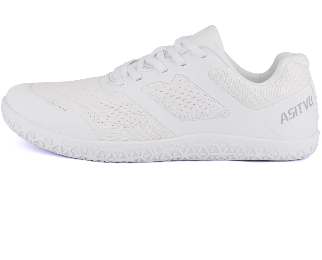 ASITVO Low-Profile Barefoot Sneaker in White