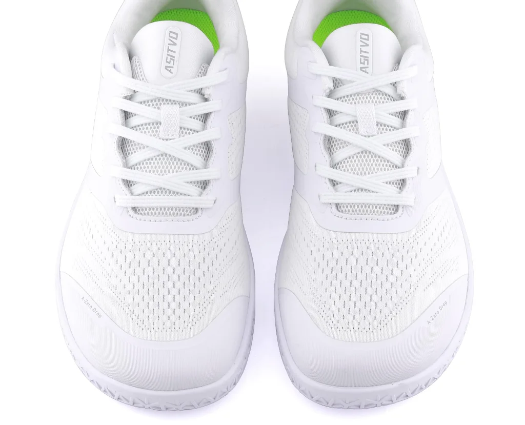 ASITVO Low-Profile Barefoot Sneaker in White, view 5
