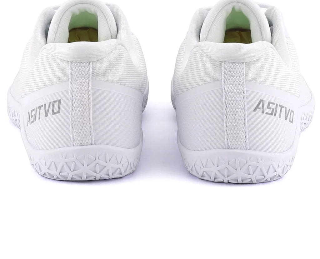 ASITVO Low-Profile Barefoot Sneaker in White, view 6