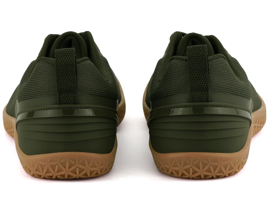 ASITVO Wide Barefoot Cross Trainer in Army Green / Gum Sole, view 6
