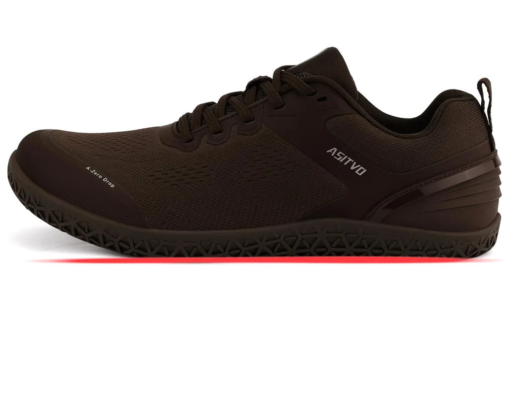 ASITVO Wide Barefoot Cross Trainer in Dark Brown