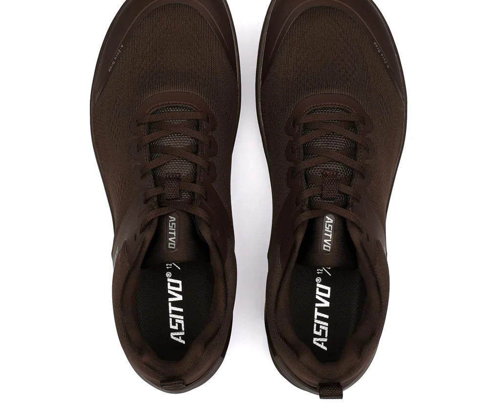 ASITVO Wide Barefoot Cross Trainer in Dark Brown, view 4