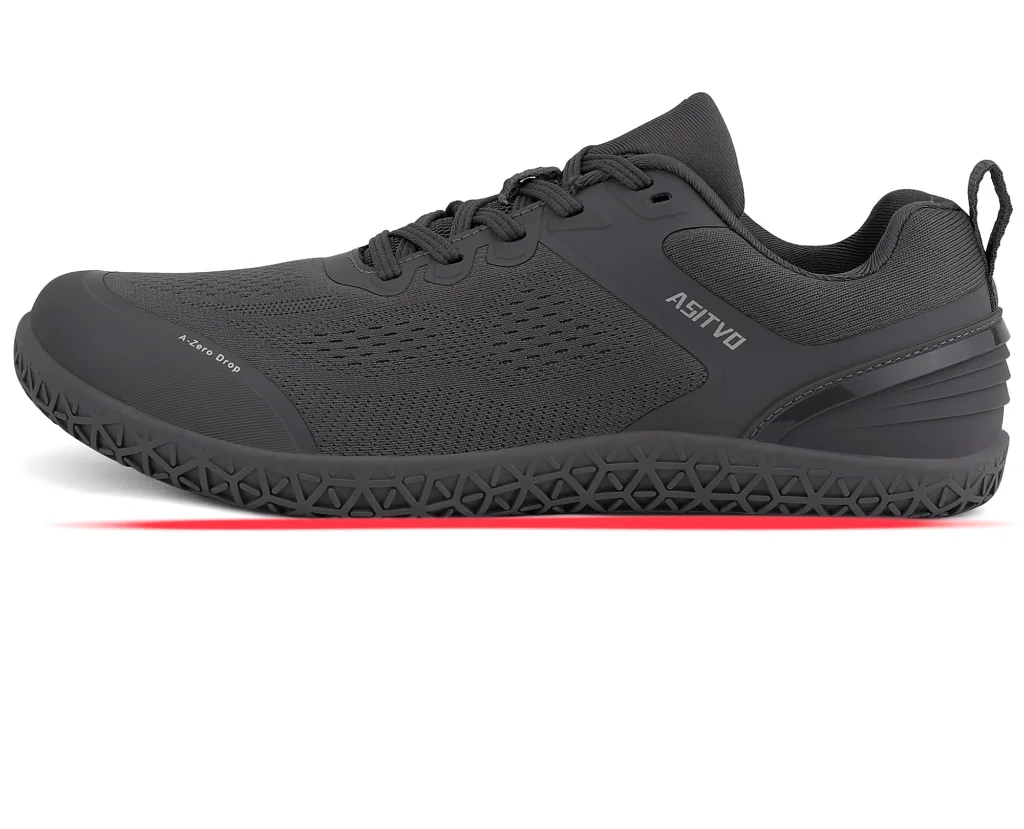 ASITVO Wide Barefoot Cross Trainer in Dark Gray