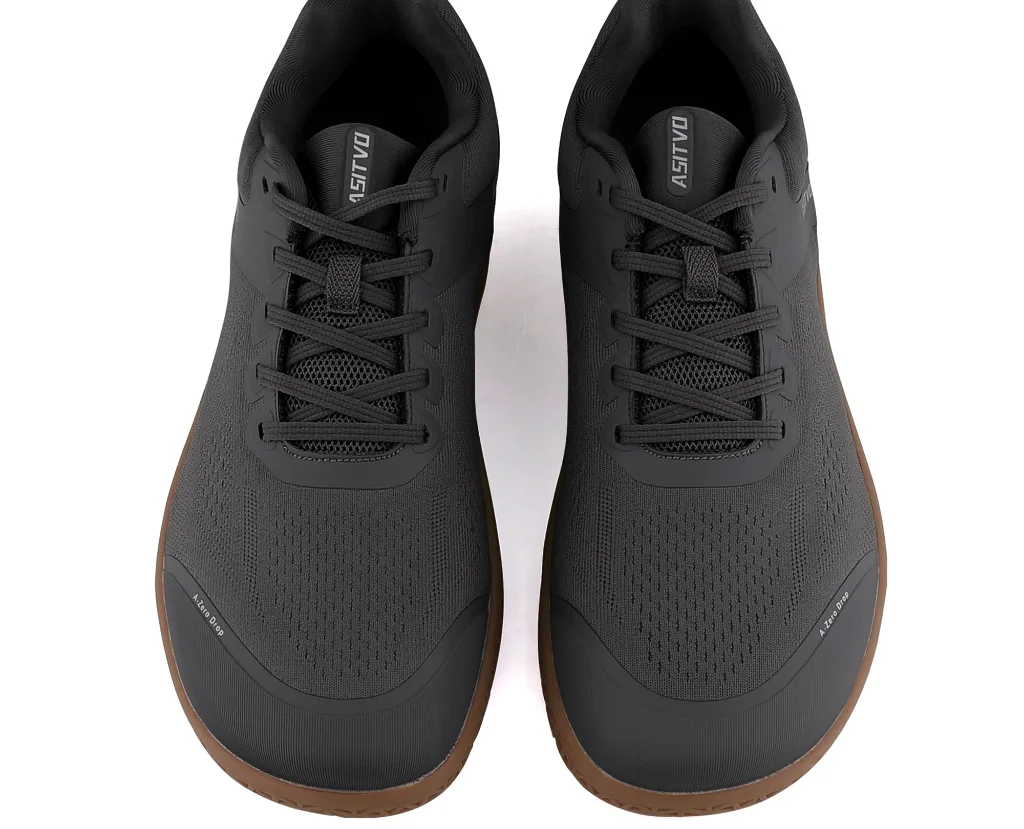 ASITVO Wide Barefoot Cross Trainer in Dark Gray / Gum Sole, view 5