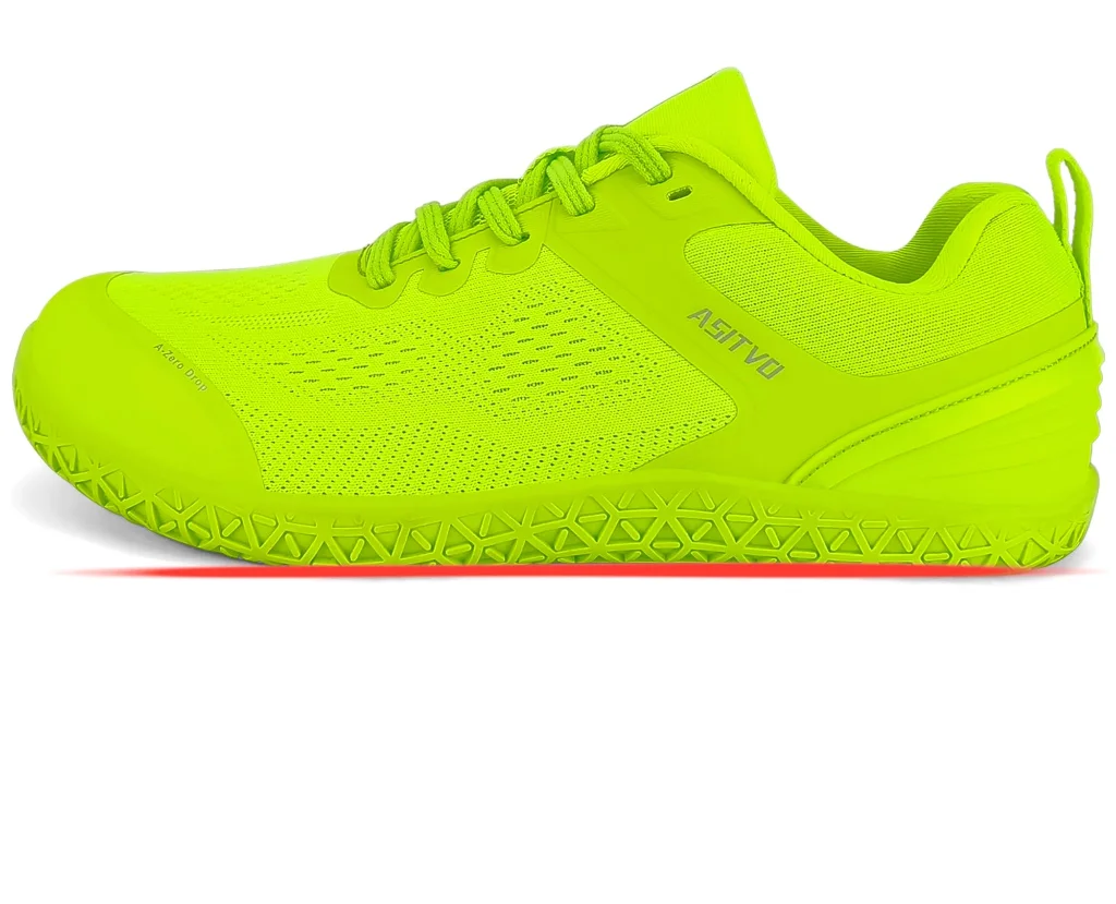 ASITVO Wide Barefoot Cross Trainer in Fluorescent Green