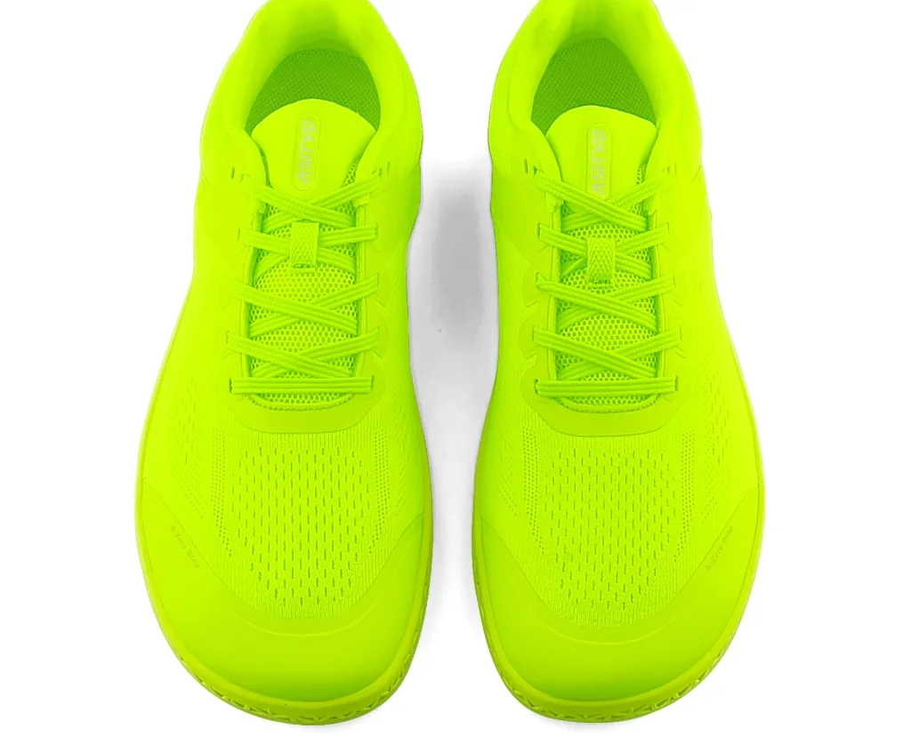 ASITVO Wide Barefoot Cross Trainer in Fluorescent Green, view 5