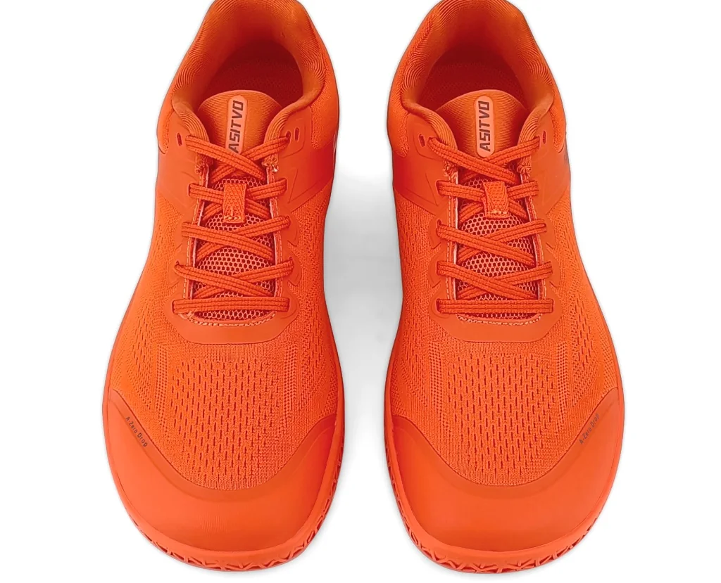 ASITVO Wide Barefoot Cross Trainer in Fluorescent Orange, view 5