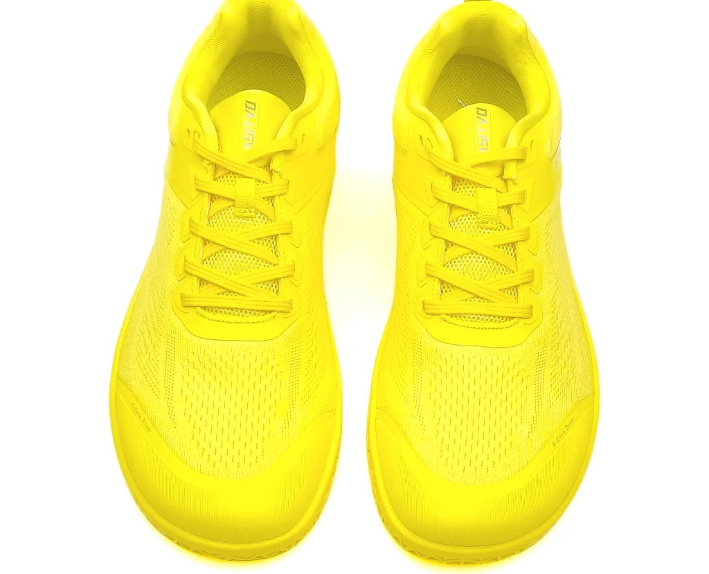 ASITVO Wide Barefoot Cross Trainer in Fluorescent Yellow, view 5