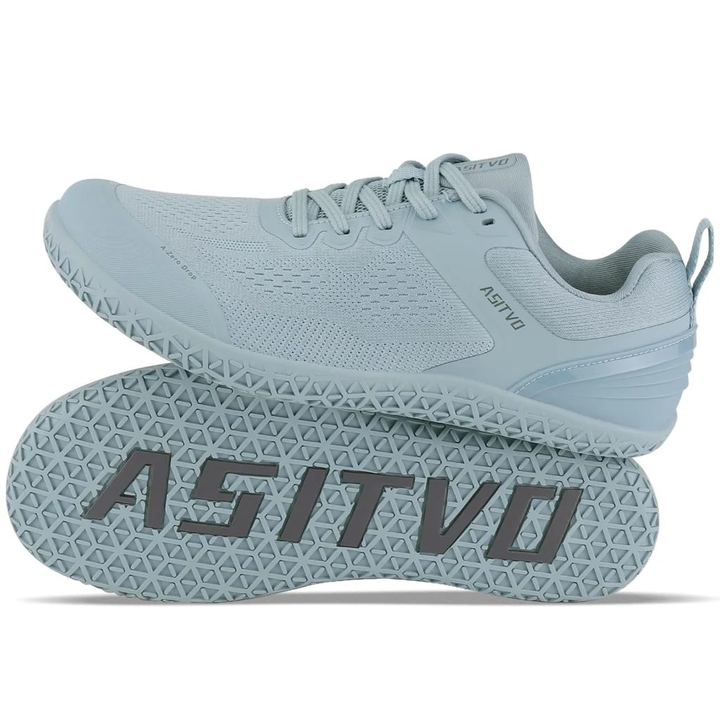 ASITVO Wide Barefoot Cross Trainer in Gray Blue, view 2