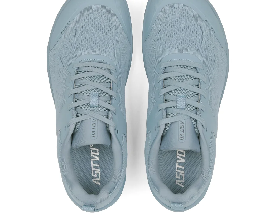 ASITVO Wide Barefoot Cross Trainer in Gray Blue, view 4