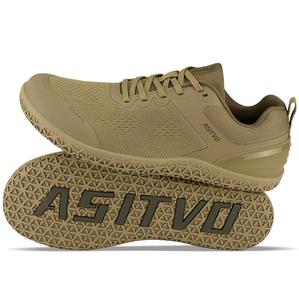ASITVO Wide Barefoot Cross Trainer in Light Brown, view 2