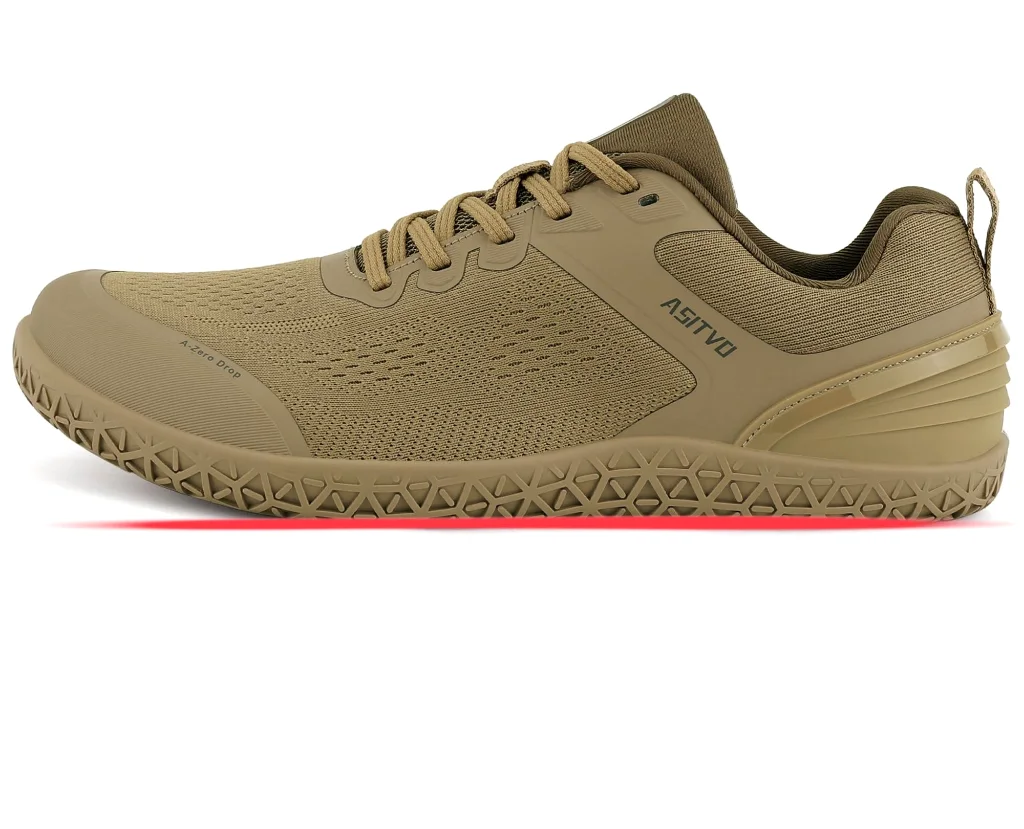 ASITVO Wide Barefoot Cross Trainer in Light Brown