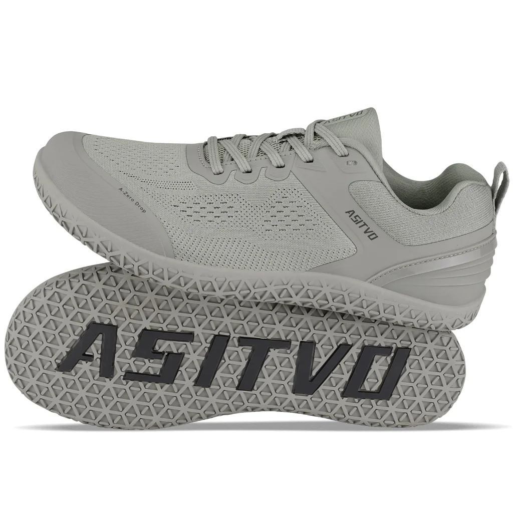 ASITVO Wide Barefoot Cross Trainer in Light Gray, view 2