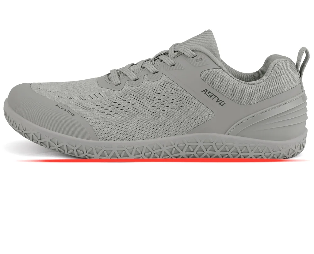 ASITVO Wide Barefoot Cross Trainer in Light Gray