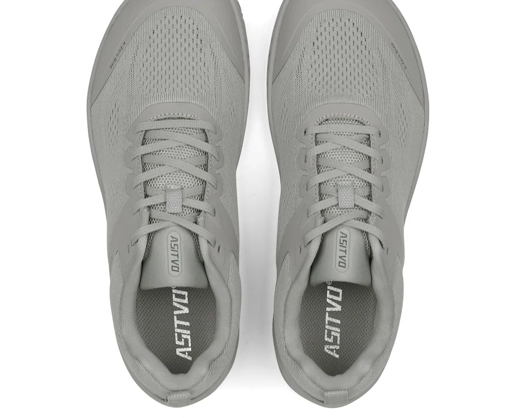 ASITVO Wide Barefoot Cross Trainer in Light Gray, view 4