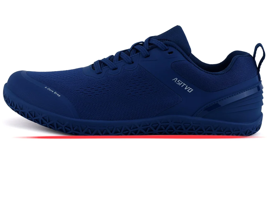 ASITVO Wide Barefoot Cross Trainer in Navy Blue