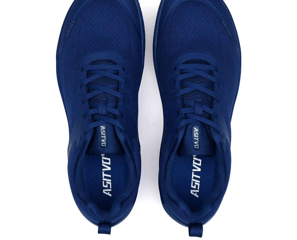 ASITVO Wide Barefoot Cross Trainer in Navy Blue, view 4