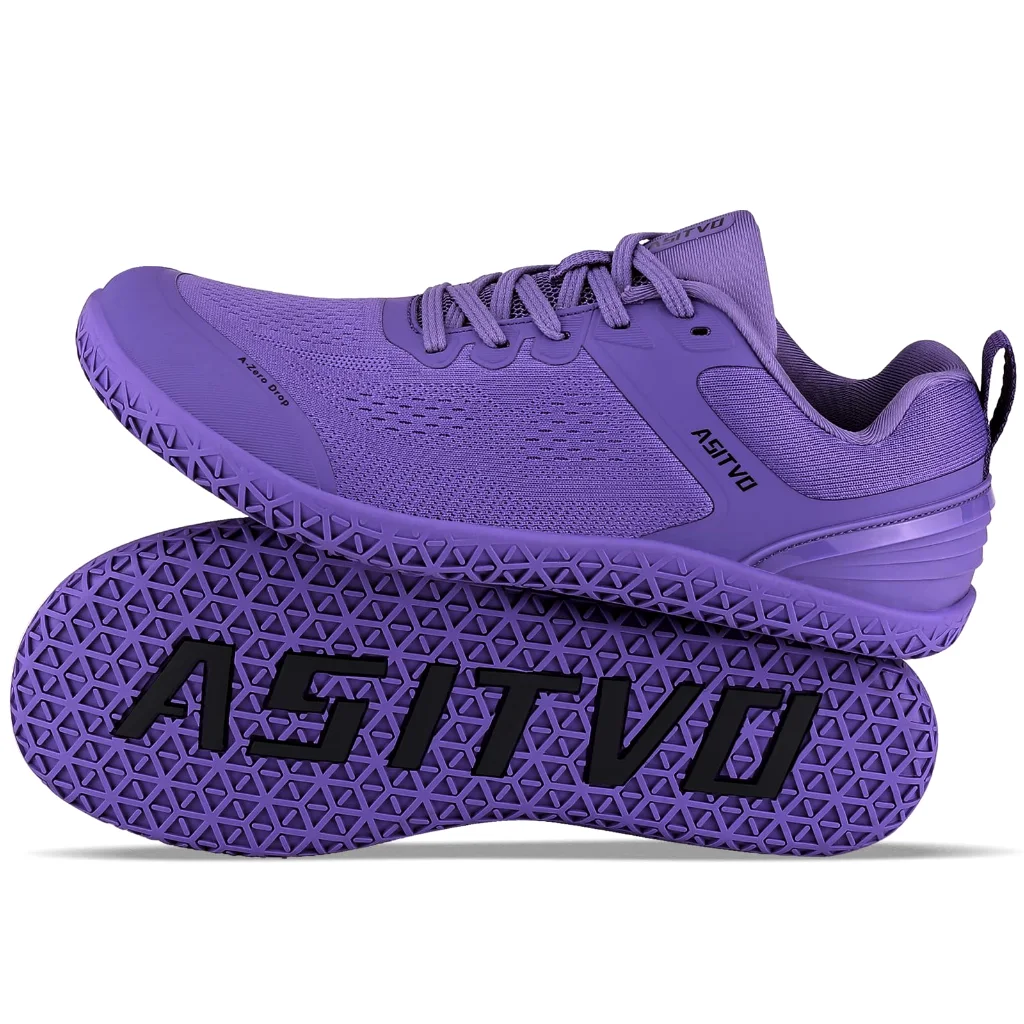 ASITVO Wide Barefoot Cross Trainer in Purple, view 2