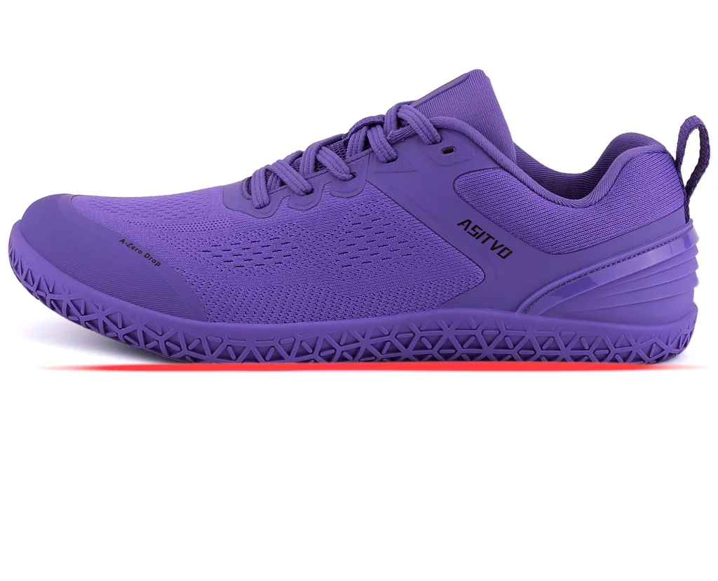 ASITVO Wide Barefoot Cross Trainer in Purple