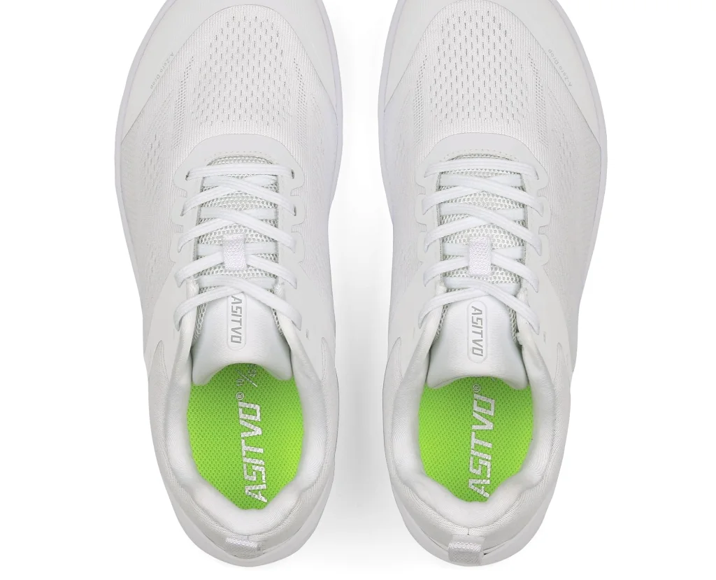 ASITVO Wide Barefoot Cross Trainer in White, view 4