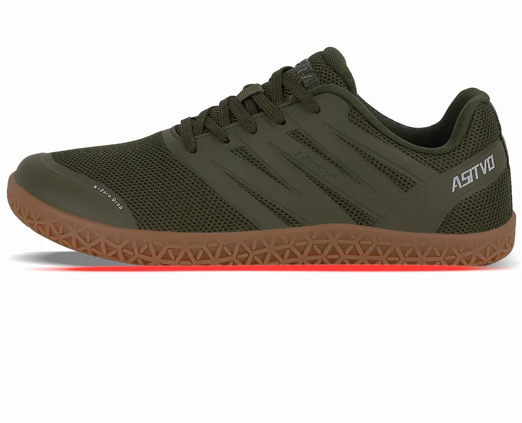 ASITVO Wide Barefoot Trainer in Army Green