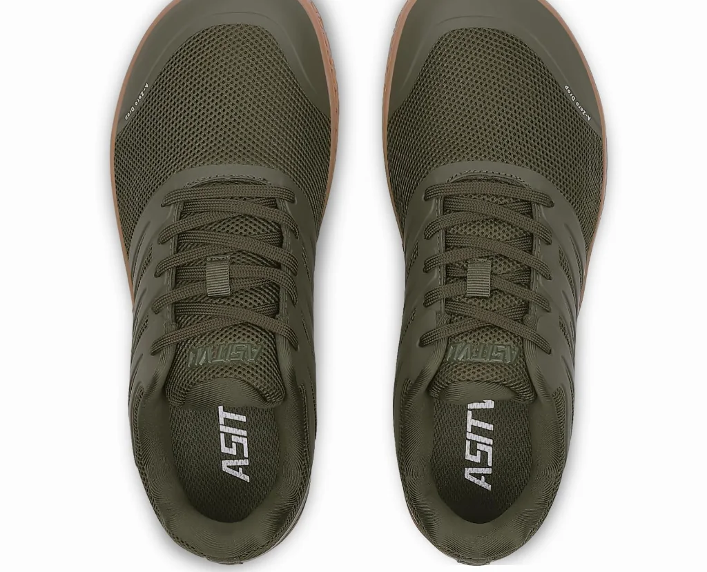 ASITVO Wide Barefoot Trainer in Army Green, view 3