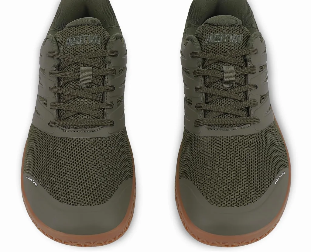 ASITVO Wide Barefoot Trainer in Army Green, view 5